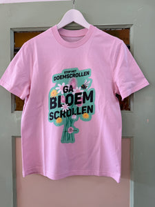 Ga Bloemscrollen! pakket met shirt / stickers / poster