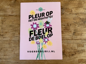 Ga Bloemscrollen! pakket met shirt / stickers / poster