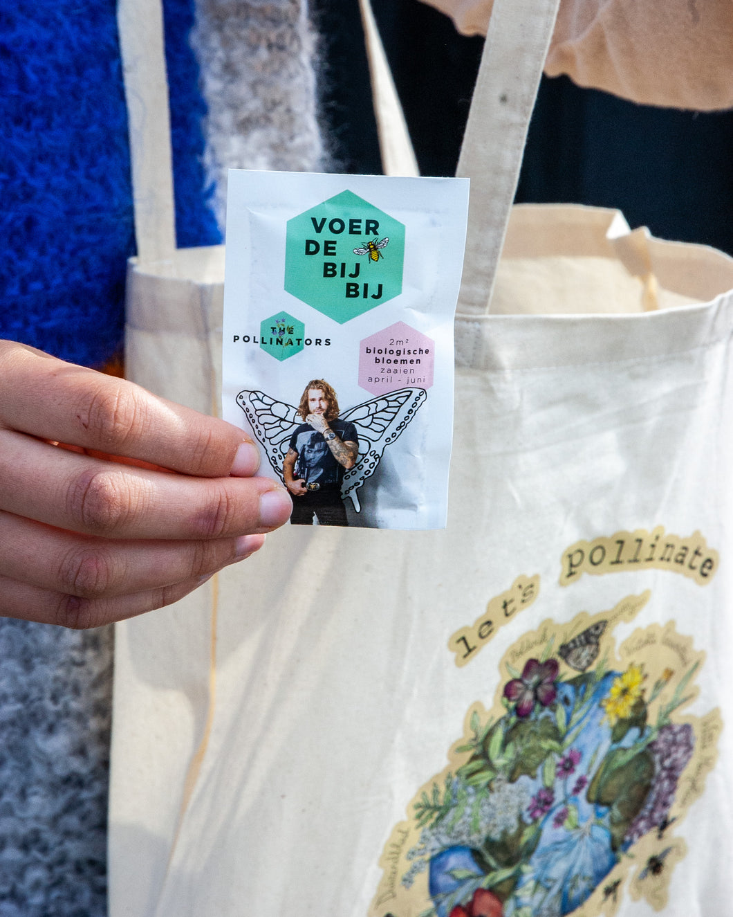 Let's Pollinate the Planet Tas + Bloemzaad